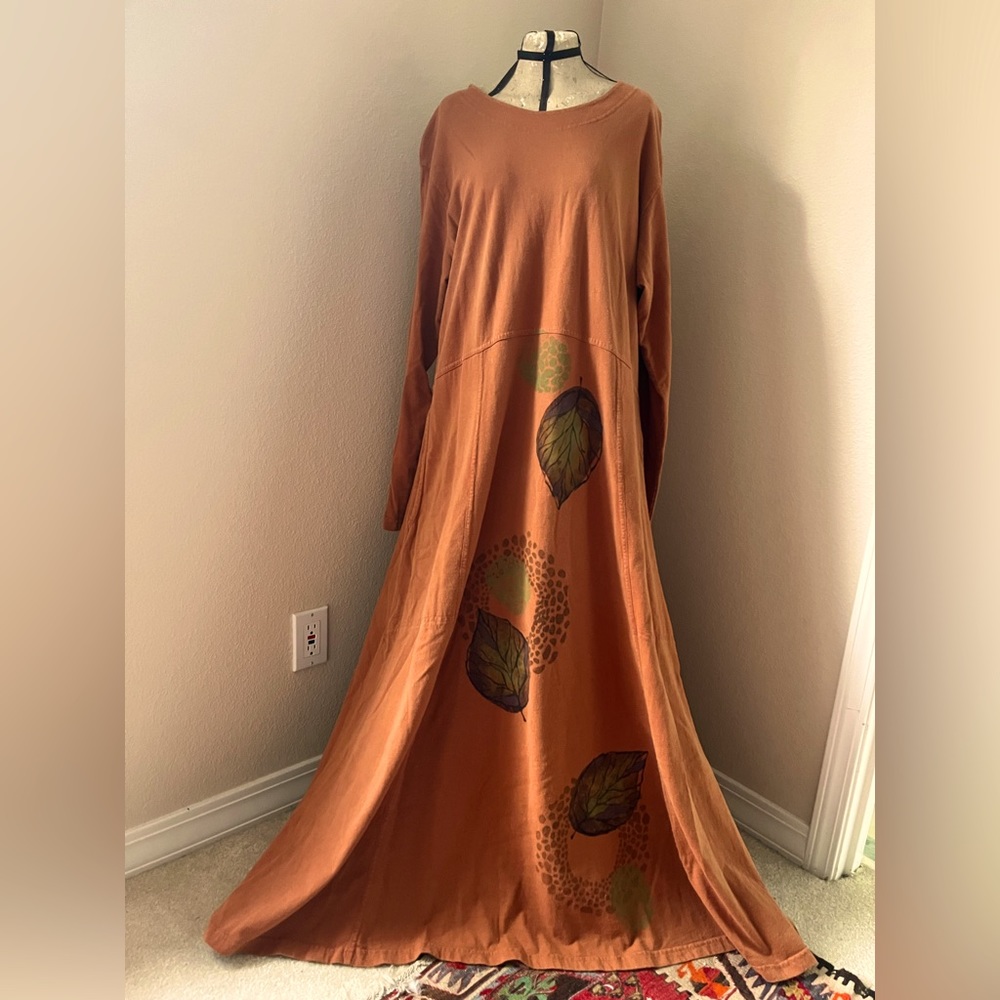 Blue Fish organic cotton hand printed gown